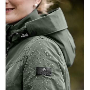 Parka de equitación ELT invierno Performance Ontario Oliva oscuro Kaki Parka de equitación ELT invierno Performance Ontario Oliva oscuro Kaki