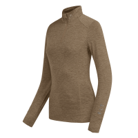 Camiseta con cremallera ELT funcional Milano Mezcla cappuccino Marrón