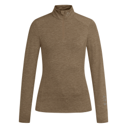 Camiseta con cremallera ELT funcional Milano Mezcla cappuccino Marrón Camiseta con cremallera ELT funcional Milano Mezcla cappuccino Marrón