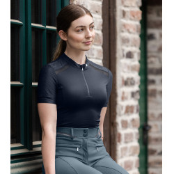 Camiseta con cremallera ELT funcional Nancy Azul profundo Camiseta con cremallera ELT funcional Nancy Azul profundo