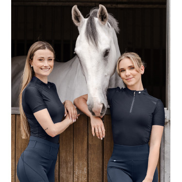 Camiseta con cremallera ELT funcional Nancy Azul profundo Camiseta con cremallera ELT funcional Nancy Azul profundo