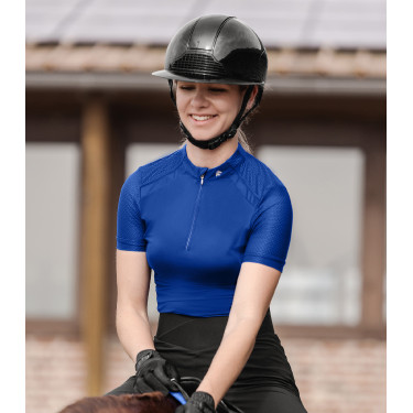 Camiseta con cremallera ELT funcional Nancy Zafiro Azul