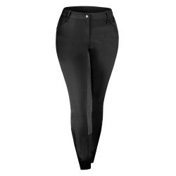 Pantalón de equitación ELT Dahlia Silicona Negro