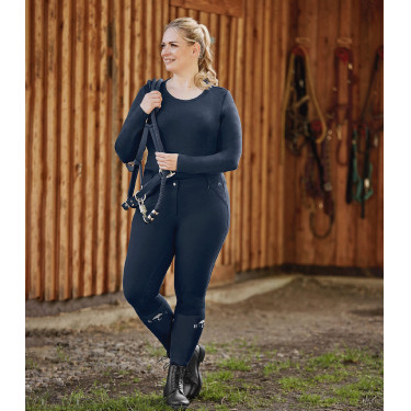 Pantalón de equitación ELT Dahlia Silicona Azul nocturno
