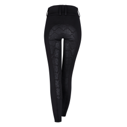 Pantalón de equitación ELT Elisa de talle alto de media temporada Negro