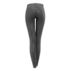 Pantalón de equitación ELT Fun Sport silicona niño Asfalto Gris