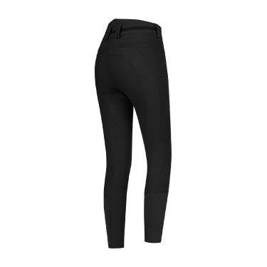 Pantalón de equitación ELT Maja Glam Curved de talle alto Negro