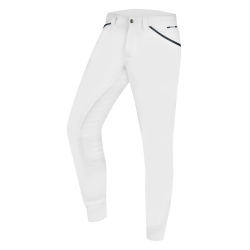 Pantalón de equitación ELT Marc silicona hombre Blanco