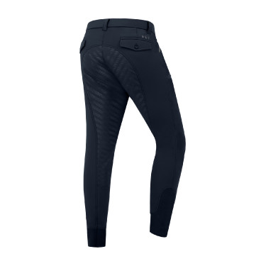 Pantalón de equitación ELT Marc silicona hombre Azul profundo