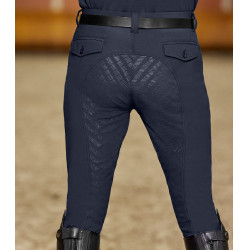 Pantalón de equitación ELT Marc silicona hombre Azul profundo