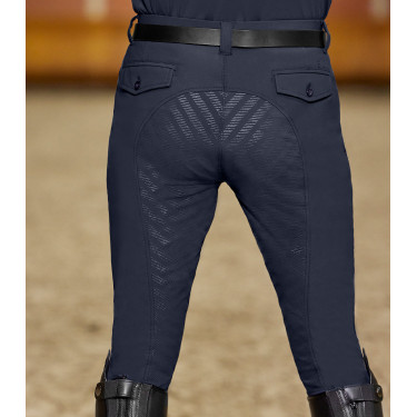 Pantalón de equitación ELT Marc silicona hombre Azul profundo