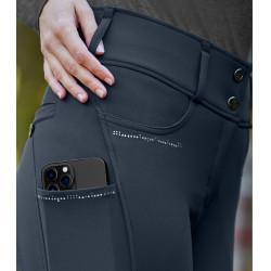 Pantalón de equitación ELT Mathilda Glam de talle alto Azul profundo Pantalón de equitación ELT Mathilda Glam de talle alto Azul profundo