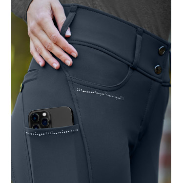 Pantalón de equitación ELT Mathilda Glam de talle alto Azul profundo Pantalón de equitación ELT Mathilda Glam de talle alto Azul profundo