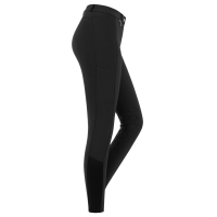 Pantalón de equitación ELT Micro grip rodillas Negro