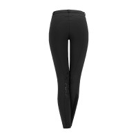 Pantalón de equitación ELT Micro grip rodillas Negro