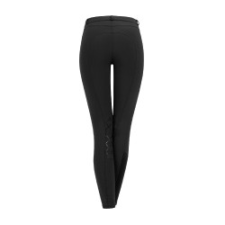 Pantalón de equitación ELT Micro grip rodillas Negro