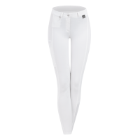 Pantalón de equitación ELT Micro grip rodillas Blanco Pantalón de equitación ELT Micro grip rodillas Blanco
