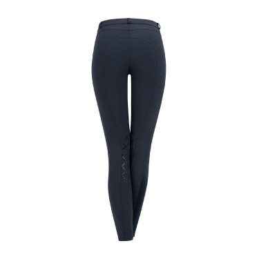 Pantalón de equitación ELT Micro grip rodillas Azul nocturno
