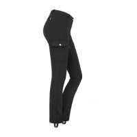 Pantalón de equitación ELT Micro Jodhpur Cargo silicona Negro