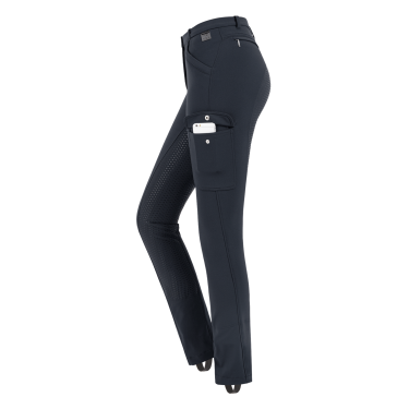 Pantalón de equitación ELT Micro Jodhpur Cargo silicona Azul nocturno Pantalón de equitación ELT Micro Jodhpur Cargo silicona Azul nocturno