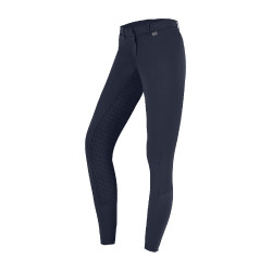 Pantalón de equitación ELT Micro Sport silicona Azul nocturno