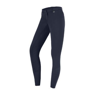 Pantalón de equitación ELT Micro Sport silicona Azul nocturno