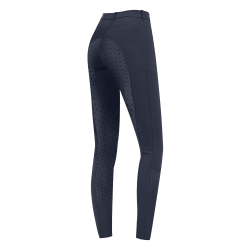 Pantalón de equitación ELT Micro Sport silicona Azul nocturno