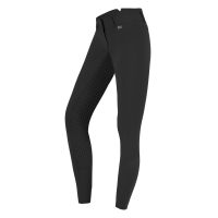 Pantalón de equitación ELT Micro Sport con silicona de talle alto Negro