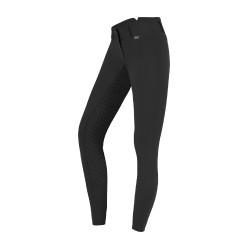 Pantalón de equitación ELT Micro Sport con silicona de talle alto Negro Pantalón de equitación ELT Micro Sport con silicona de talle alto Negro