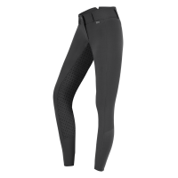 Pantalón de equitación ELT Micro Sport con silicona de talle alto Negro