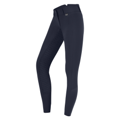 Pantalón de equitación ELT Micro Sport con silicona de talle alto Azul nocturno