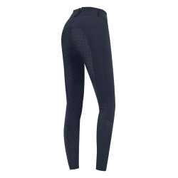 Pantalón de equitación ELT Micro Sport con silicona de talle alto Azul nocturno