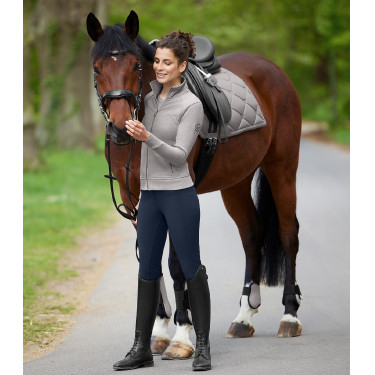 Pantalón de equitación ELT Micro Sport con silicona de talle alto Azul nocturno