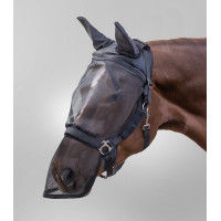 Máscara antimoscas equitación orejas y frontal Máscara antimoscas equitación orejas y frontal
