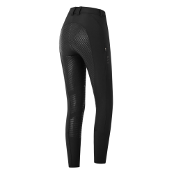 Pantalón de equitación ELT Oktavia silicona Negro