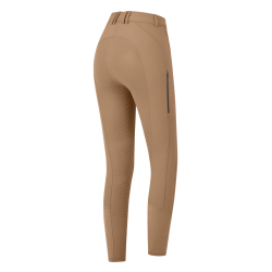 Pantalón de equitación ELT Oktavia silicona Capuchino Marr&amp;amp;amp;oacute;n