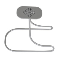 Soporte para Casco de Acero Grooming Deluxe de Kentucky Plata