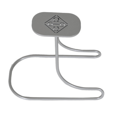 Soporte para Casco de Acero Grooming Deluxe de Kentucky Plata