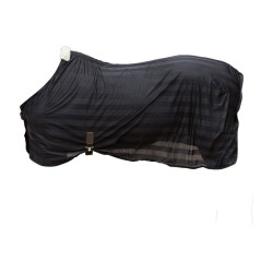 Manta antimoscas ligera a rayas Kentucky Negro Manta antimoscas ligera a rayas Kentucky Negro