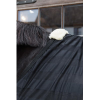 Manta antimoscas ligera a rayas Kentucky Negro