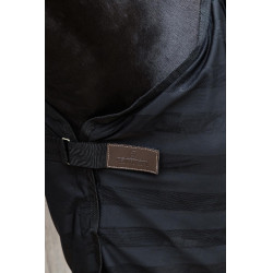 Manta antimoscas ligera a rayas Kentucky Negro Manta antimoscas ligera a rayas Kentucky Negro