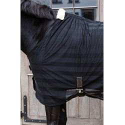 Manta antimoscas ligera a rayas Kentucky Negro Manta antimoscas ligera a rayas Kentucky Negro