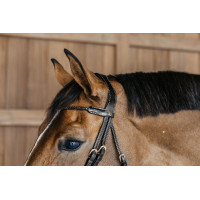 Frontal trenzado redondo Dy'on D collection Negro