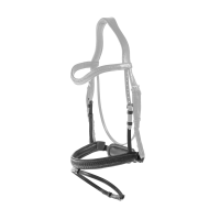 Muserola combinada trenzada con Pull pack Dy'on New English Collection Negro