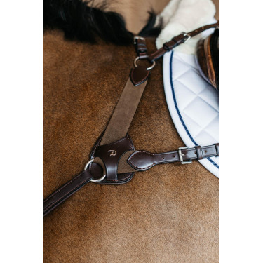 Almohadilla de protección para pechopetral de 5 puntos Dy'on Castaño Marrón Almohadilla de protección para pechopetral de 5 puntos Dy'on Castaño Marrón