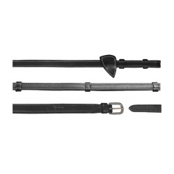 Riendas de cuero con asas Working by Dy'on Negro