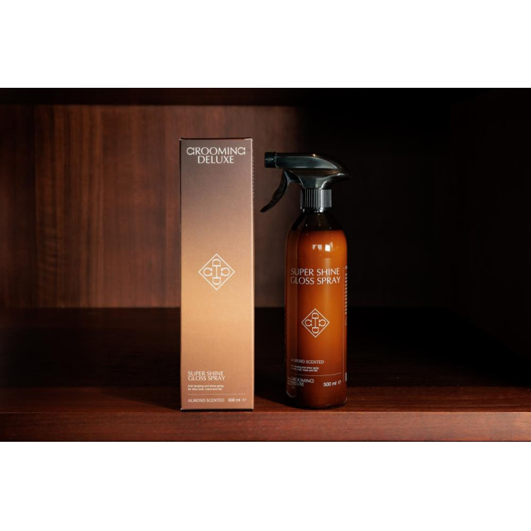 Spray Super Shine Gloss con Almendra Grooming Deluxe by Kentucky Spray Super Shine Gloss con Almendra Grooming Deluxe by Kentucky