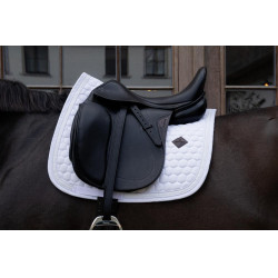 Manta de Montura Glitter Band Dressage Kentucky Blanco / blanco Manta de Montura Glitter Band Dressage Kentucky Blanco / blanco