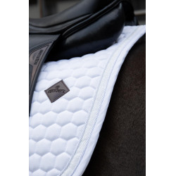 Manta de Montura Glitter Band Dressage Kentucky Blanco / blanco Manta de Montura Glitter Band Dressage Kentucky Blanco / blanco