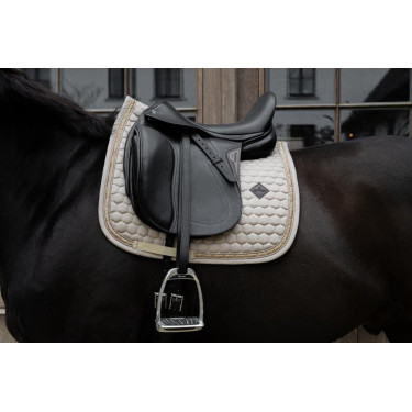 Manta de Montura Glitter Band Dressage Kentucky Beige
